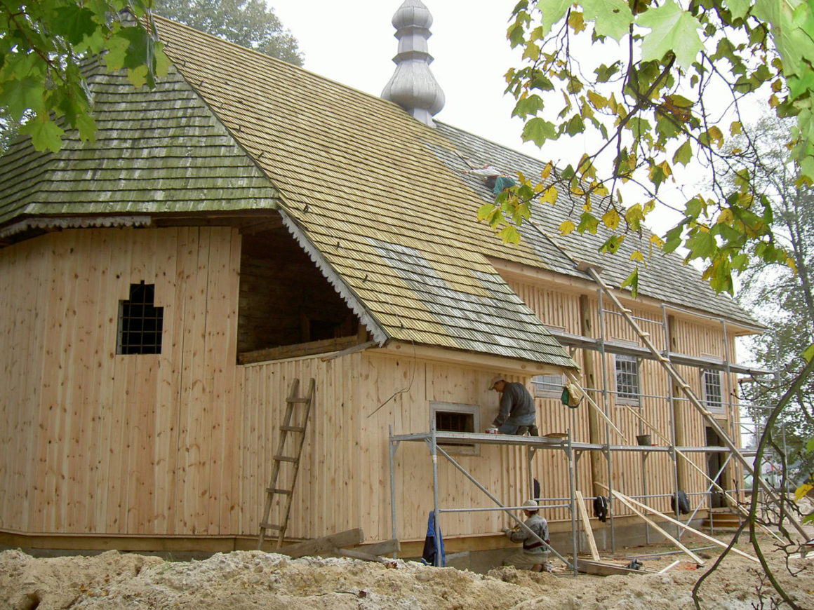 Renowacja cerkwi prawosławnej Podwyższenia Krzyża Pańskiego w Horostycie